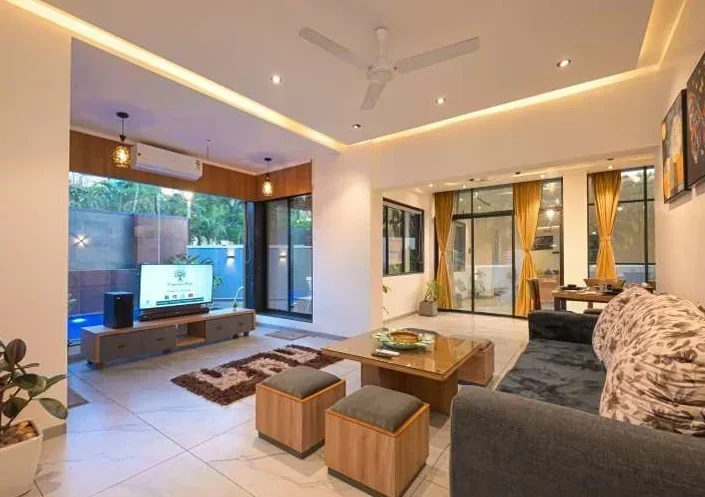 5BHK Honey Gold Villa with Private Pool & AC Rooms - Image 3