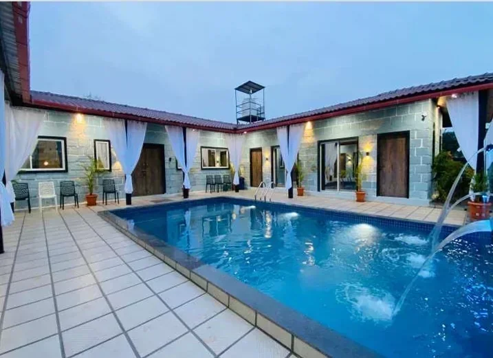 5BHK Tranquil Cottage with Private Pool & Mountain Views