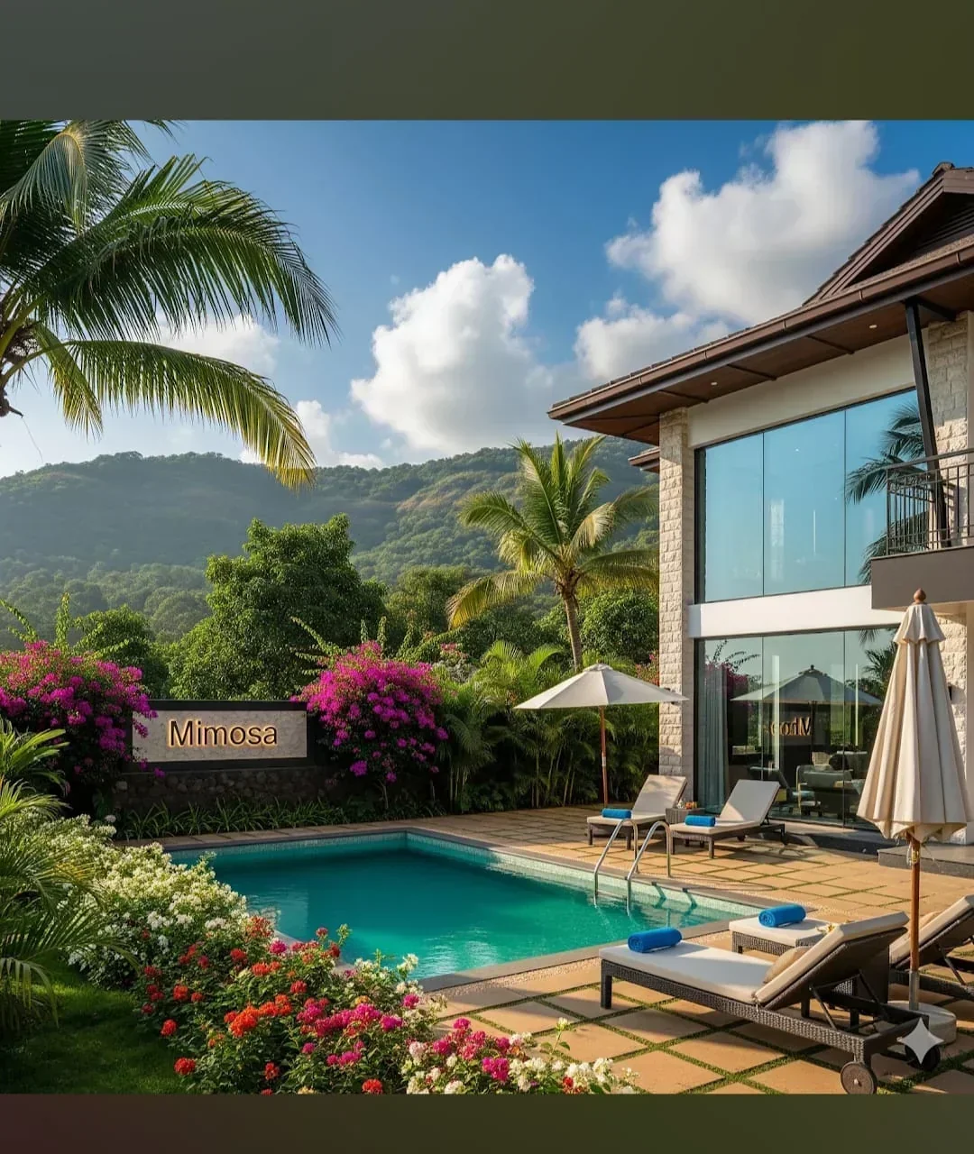 Mimosa villa with private pool and terrace