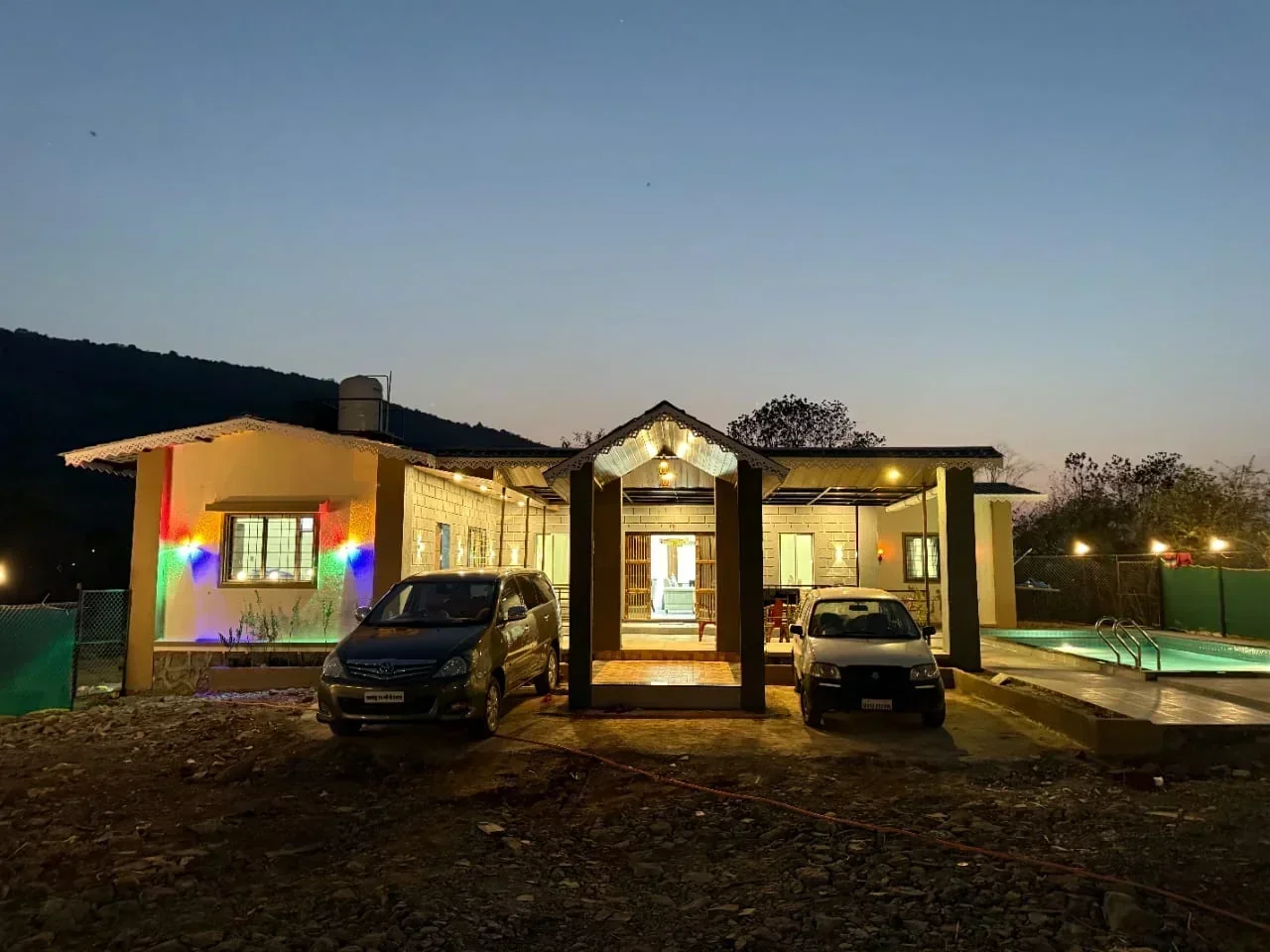Hindavi Villa Amminetes – 3BHK Private Pool Villa in Nature’s Lap 🌿