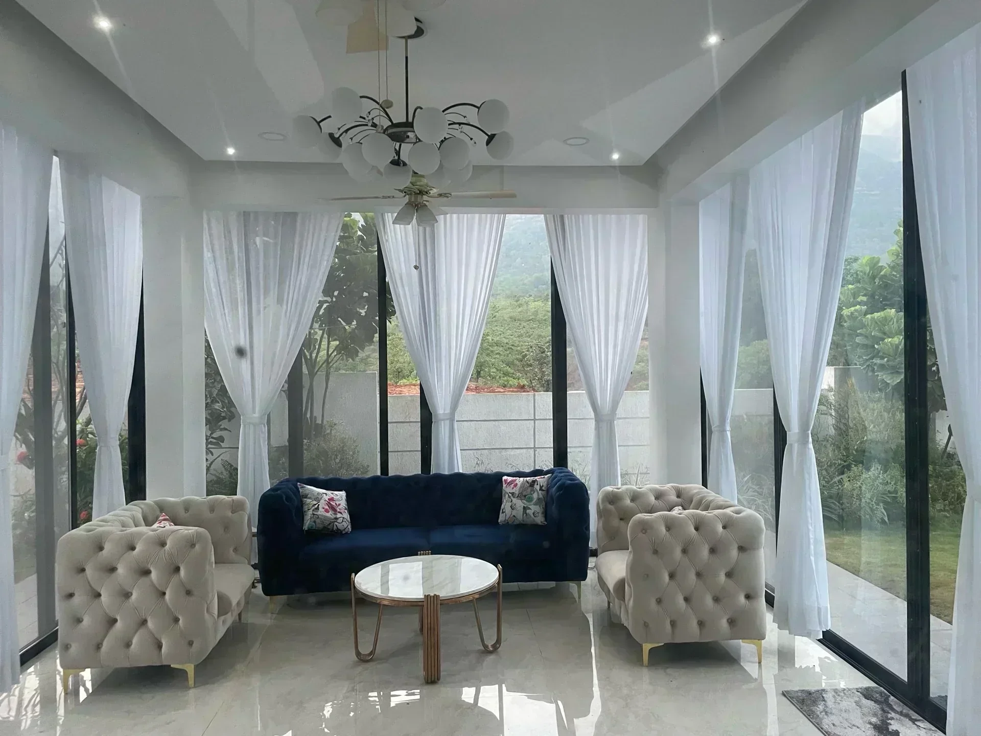 Luxury 4 BHK Villa - Mountain and Waterfall View - Image 3