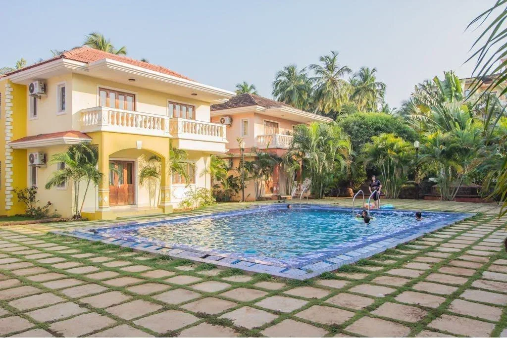 The leena inn villa with coman pool @Arpora Goa