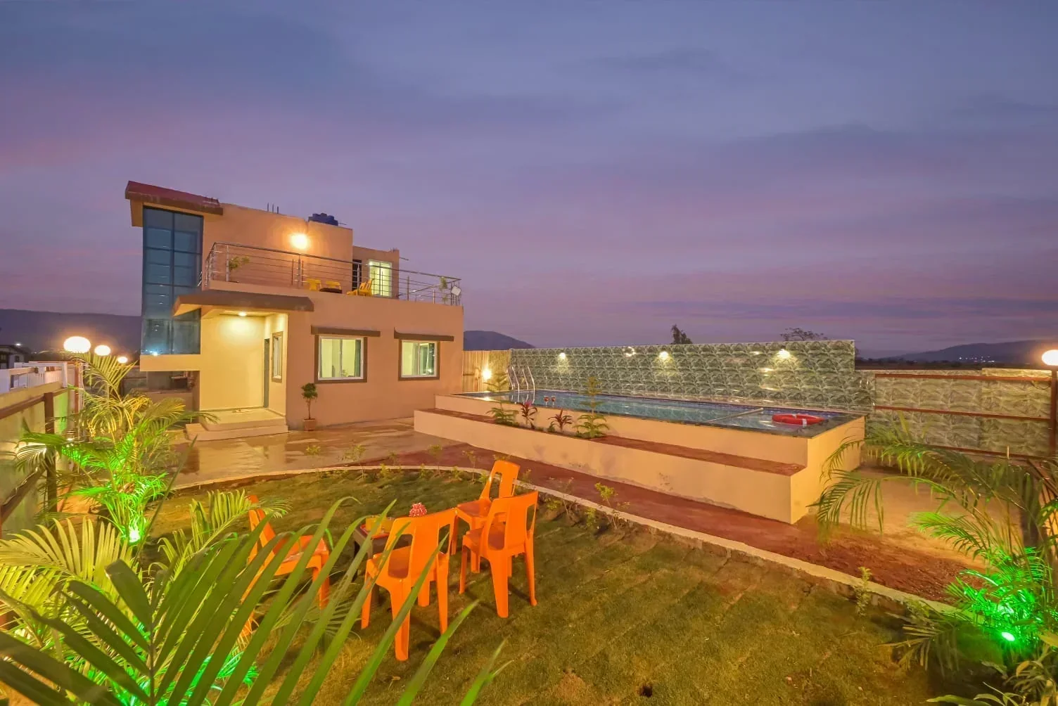 🏡The Nest Villa – 2BHK Private Pool Villa in Lonavala (Malavali)